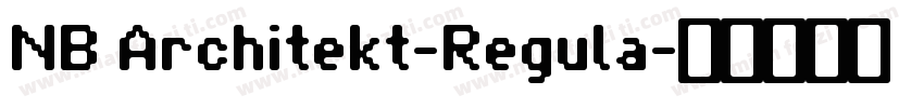 NB Architekt-Regula字体转换